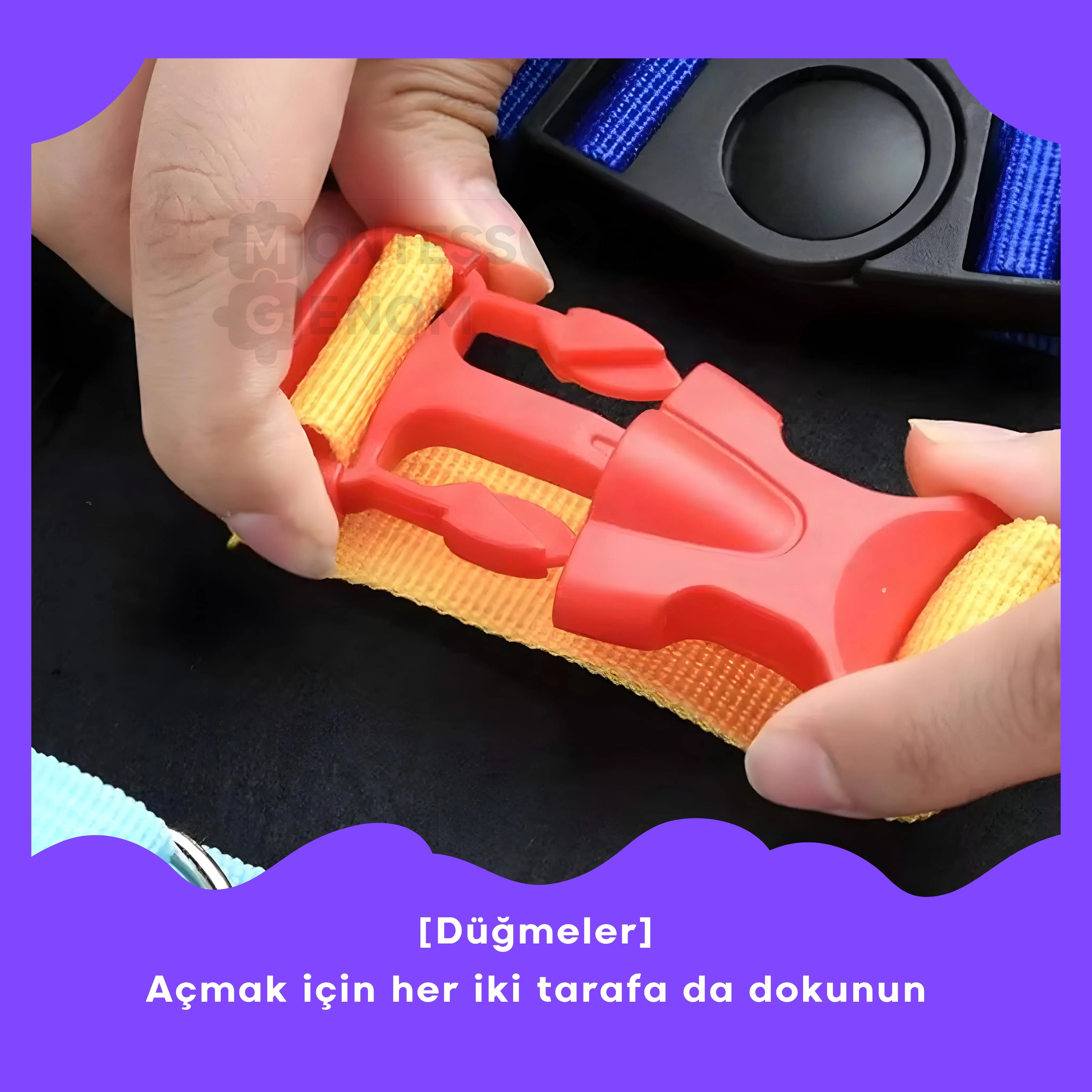 3 Seçenekli Eğitici Keçe Yaşam Becerileri Öğrenme Kitabı