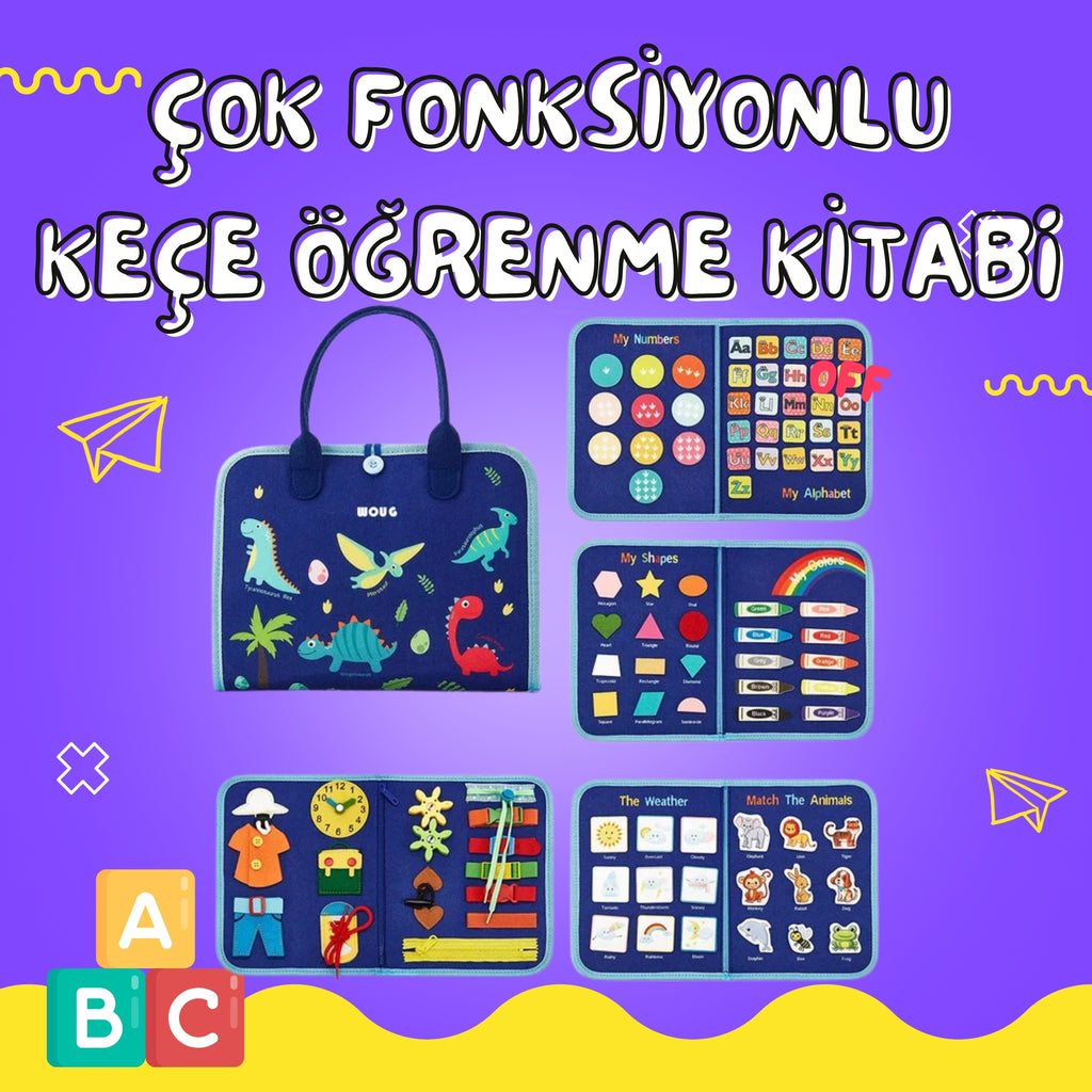 Çok Fonksiyonlu Keçe Öğrenme Kitabı