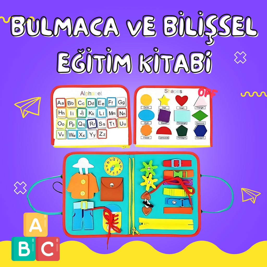 Bulmaca ve Bilişsel Eğitim Kitabı Oyuncak