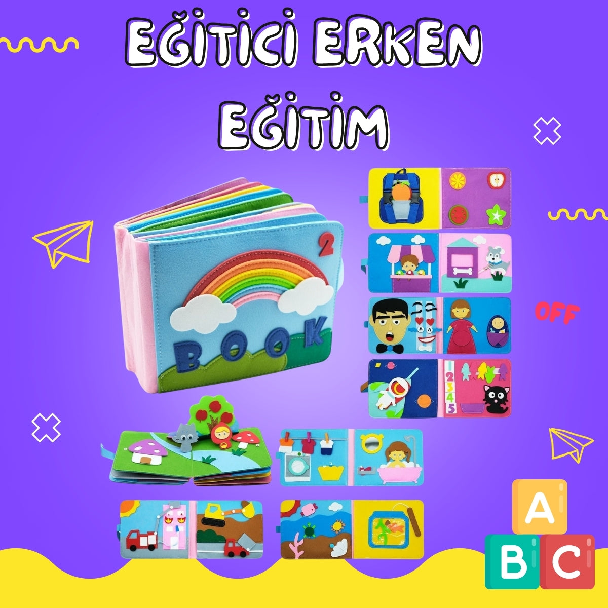 🌈 Duyusal ve Bilişsel Eğitici Erken Eğitim Kitabı